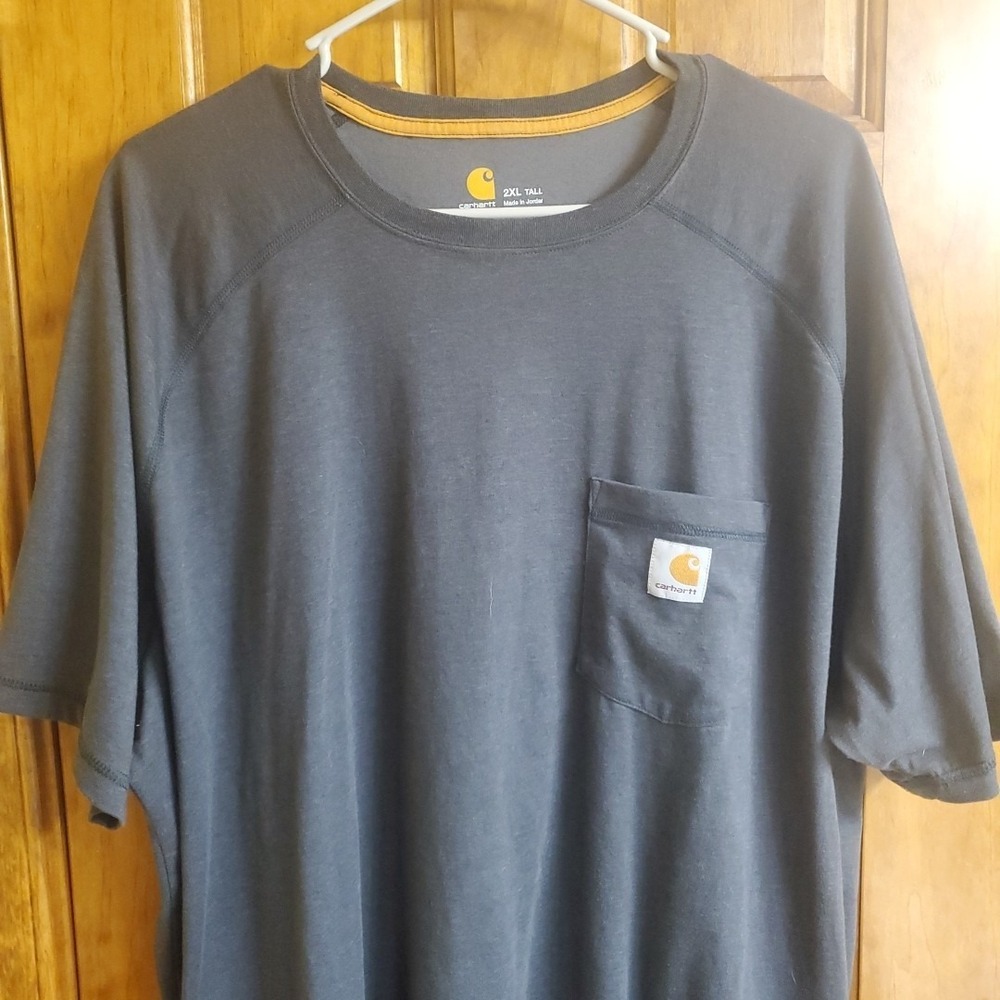 Carhartt Men's Crew Neck Relaxed Fit Force Short Sleeve Front Pocket T-Shirt XXL
